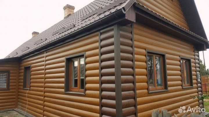 Сайдинг под брус