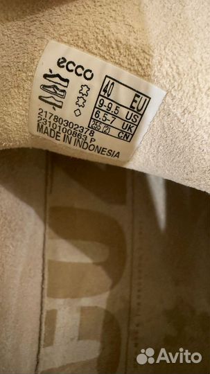 Полуботинки ecco cozmo shoe W