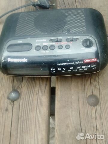 Радиоприемник panasonic часы будильник