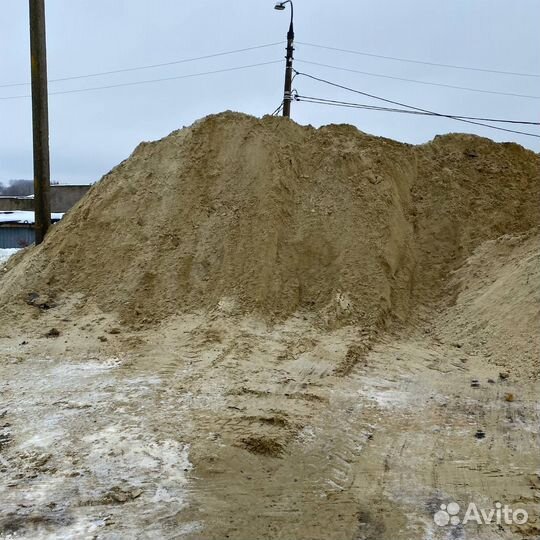 Доставка песка карьерного мытого, пескогрунта