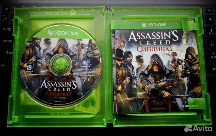 Assassins creed синдикат xbox one диск