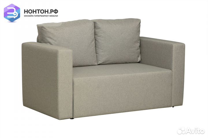 Диван выкатной Дэнвер серо-бежевый