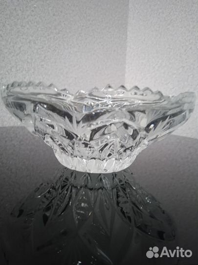 Хрустальная конфетница СССР