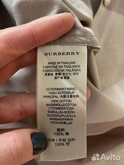 Burberry рубашка женская