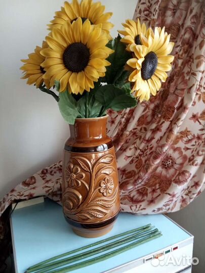 Подсолнухи декоративные из гдр