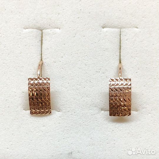 Золотые серьги 585 пробы