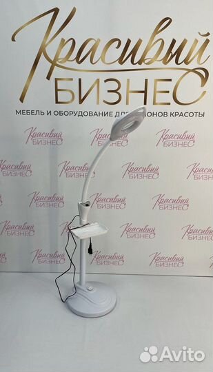 Лампа лупа напольная