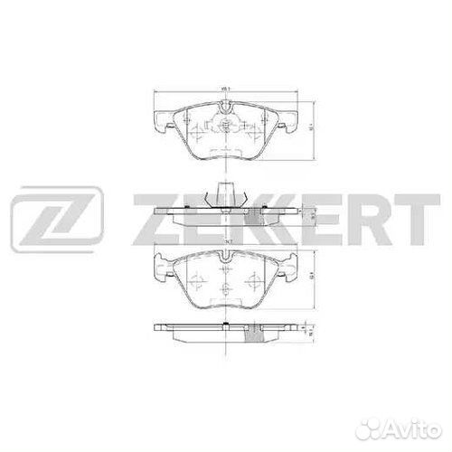 Тормозные колодки BMW F10 zekkert