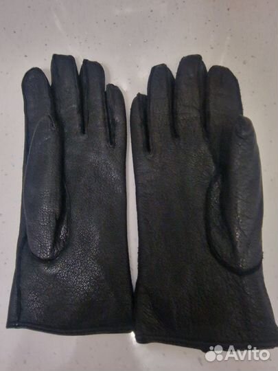 Перчатки кожаные