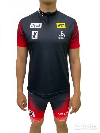 Летний лыжероллерный беговой комплект odlo