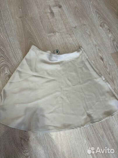 Юбка атласная