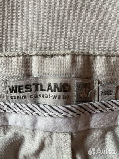 Джинсовые брюки летние