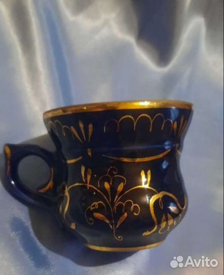 Чашка Гжель. Кобальт