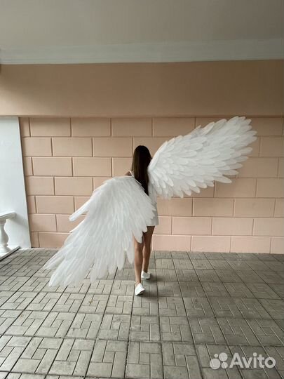 Крылья ангела белые светящиеся ангельские