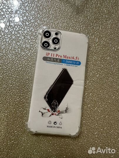 Чехол силиконовый прозрачный на iPhone 11pro max