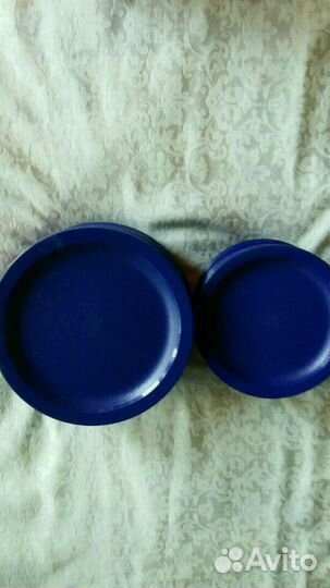 Тарелки с толстого пластика