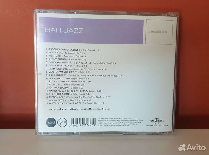 Various Artists Bar Jazz (Jazz Club, EU, 2006)