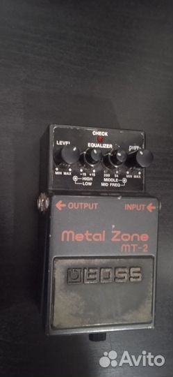 Гитарная педаль Boss metal zone MT2