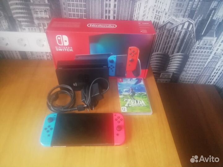 Nintendo switch + страховка до 01.04.2024