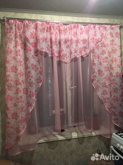 Шторы и тюль на кухню