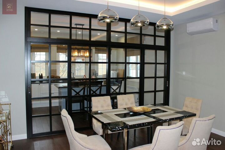 Прегородка двери-купе. Мебель на заказ