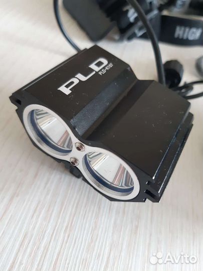 Фонарь для велосипеда PLD с выносным аккумулятором