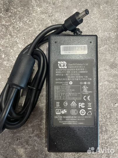 Блок питания 12V 7.5A