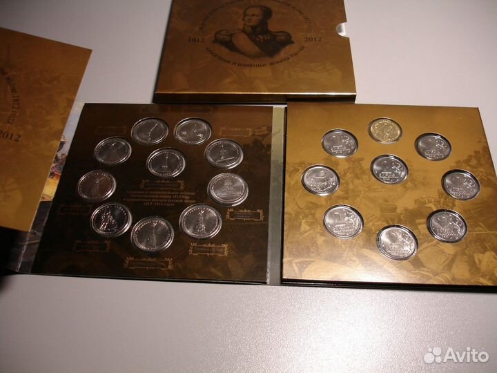 Набор монет - Война 1812 в буклете - есть и другие