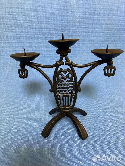 Кусинское литьё. Подсвечник Сова