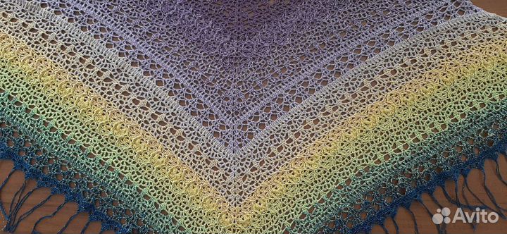Платок, бактус, шаль крючком