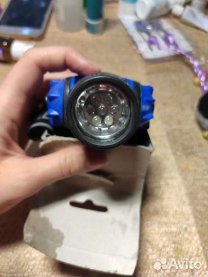 Налобный фонарь светодиодный lN (7led)