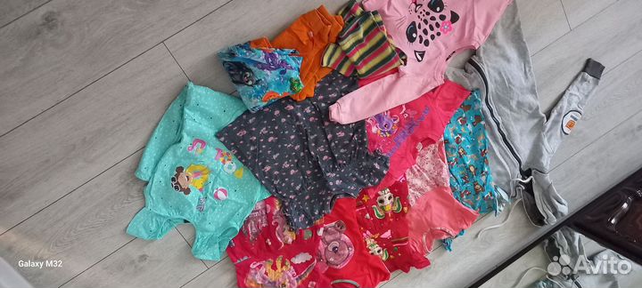 Детские вещи пакетом на девочку 80 86 92