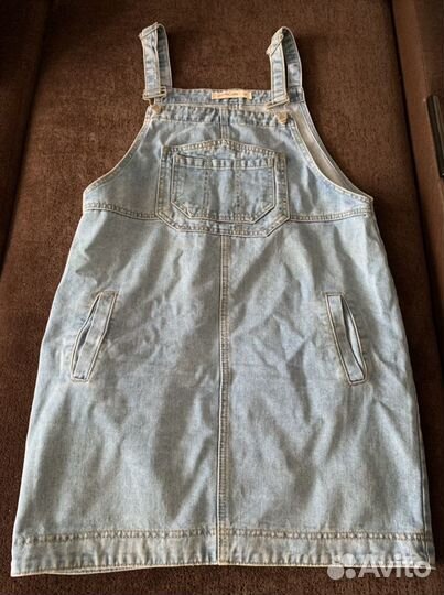 Джинсовый комбинезон