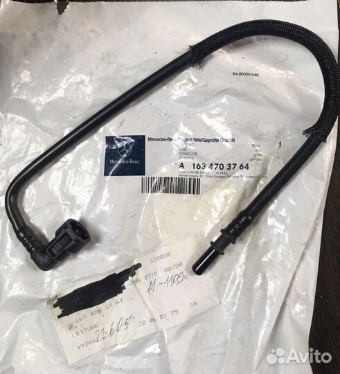 Трубка торливная Mercedes ML w163