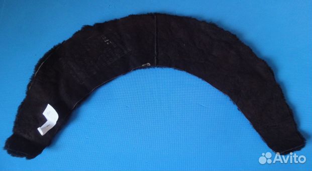 Цигейковые воротники чёрные и коричневые+ нутрия