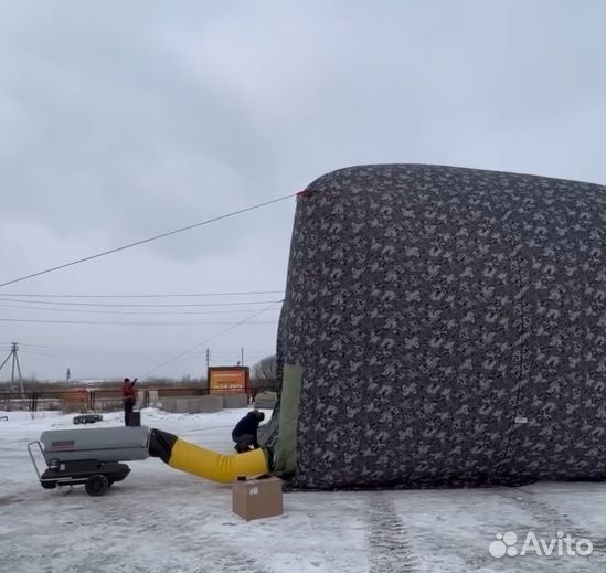 Ангар для техники надувной 12х6х6