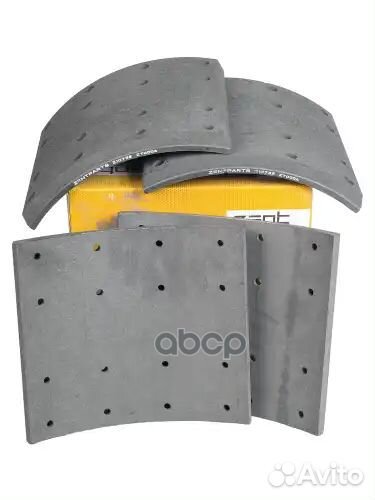 Накладки торм. с заклепк. 1-рем 19932 20.0