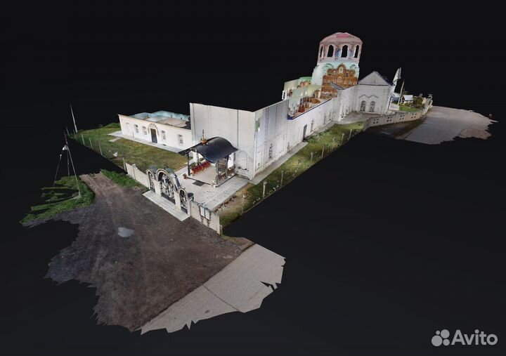 3D лазерное сканирование обмер зданий и помещений