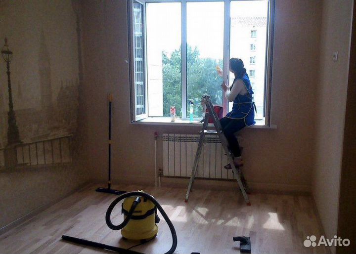 Уборка квартир, Уборка после ремонта,Клининг