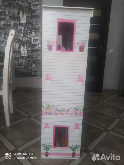 Кукольный домик для барби с лифтом