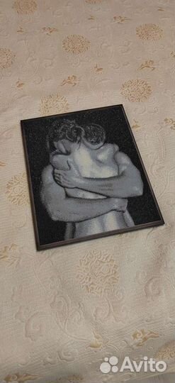 Картина из алмазной мозайки, собранная