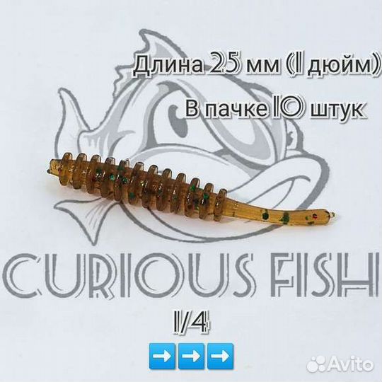 Curious Fish Aji Ringer 1 дюйм (25мм)