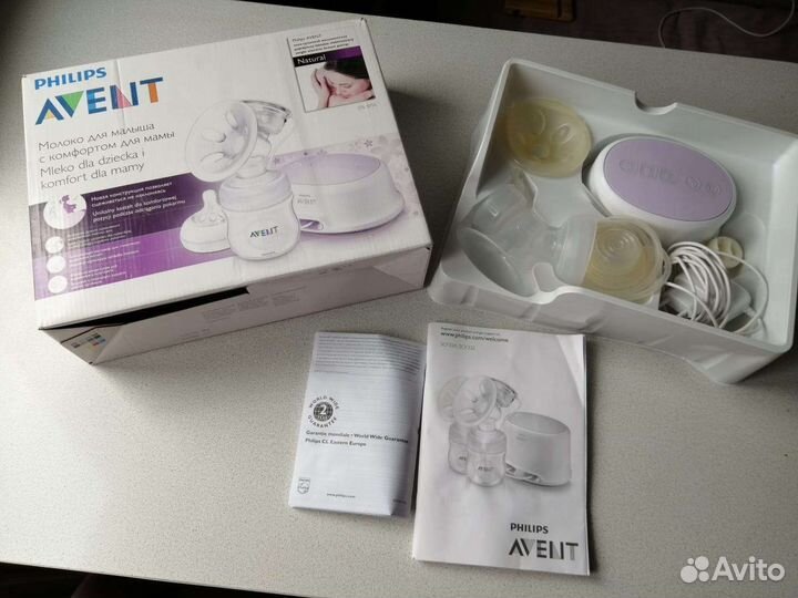 Молокоотсос avent электрический