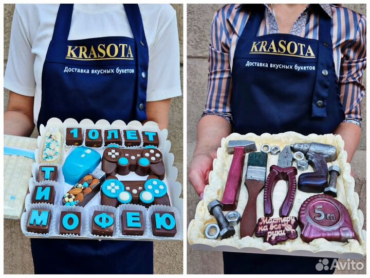 Мужские букеты съедобные / Подарок мужчине