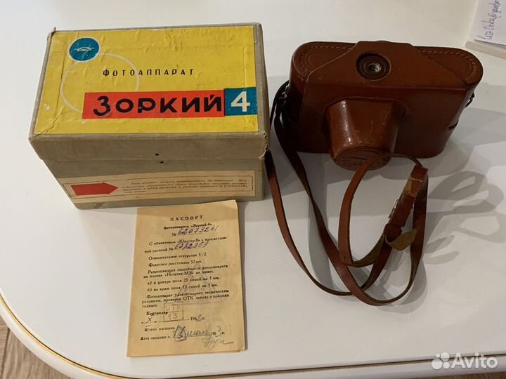 Фотоаппарат,Зоркий-4, 1964 год