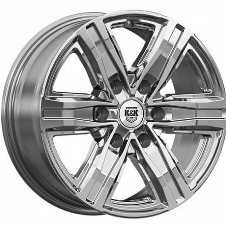 K&K R8 (кс1174) : 7,5x17 6*127 Et:45 Dia:77,9 дарк платинум