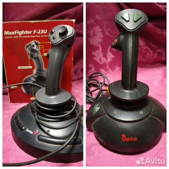Джойстик Genius Flight2000 f-16 и USB f-23, 2 шт