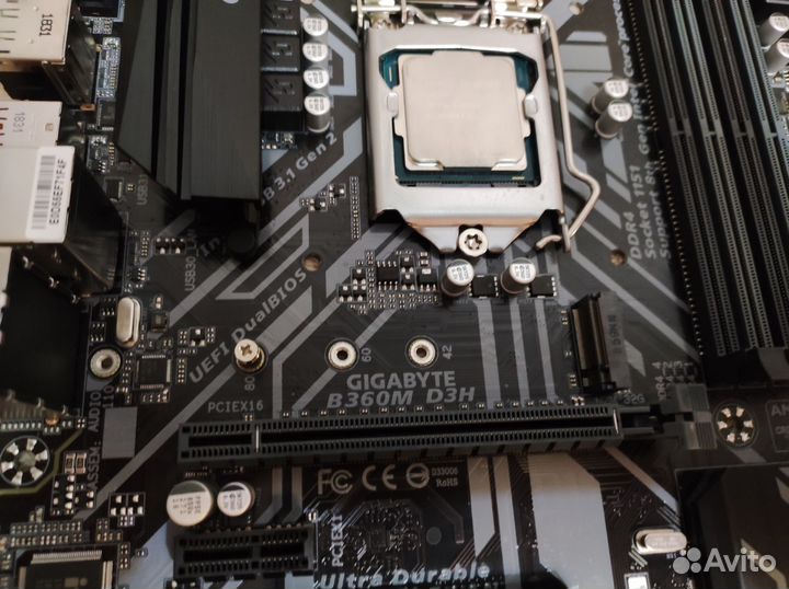 Материнская плата 1151 v2 + celeron g4920