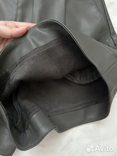 Шорты женские кожаные