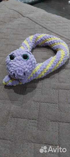 Плюшевая змейка